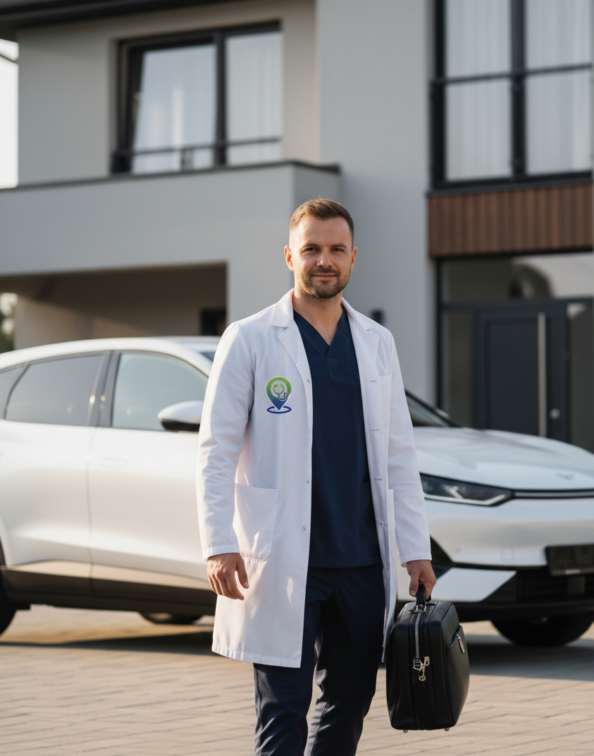 Doctor HeyDoc cu geantă medicală